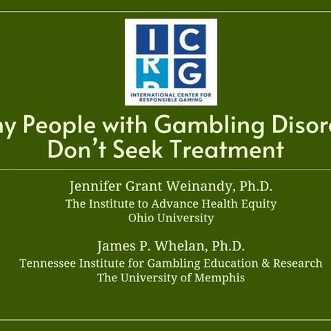 A slide with the ICRG logo at the top and stating: 