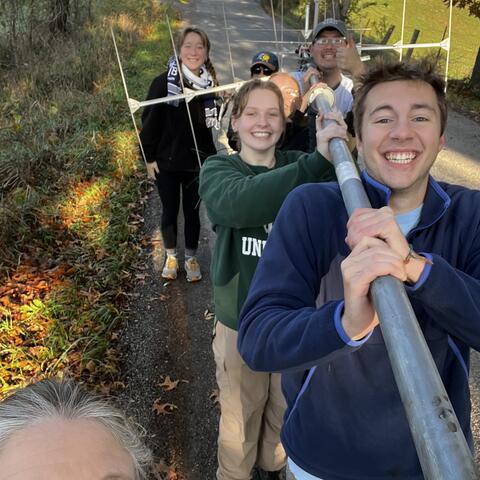 team moving tower